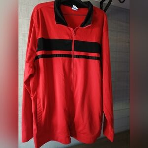 STARTER Red and Black Performance Jacket.  FF#322